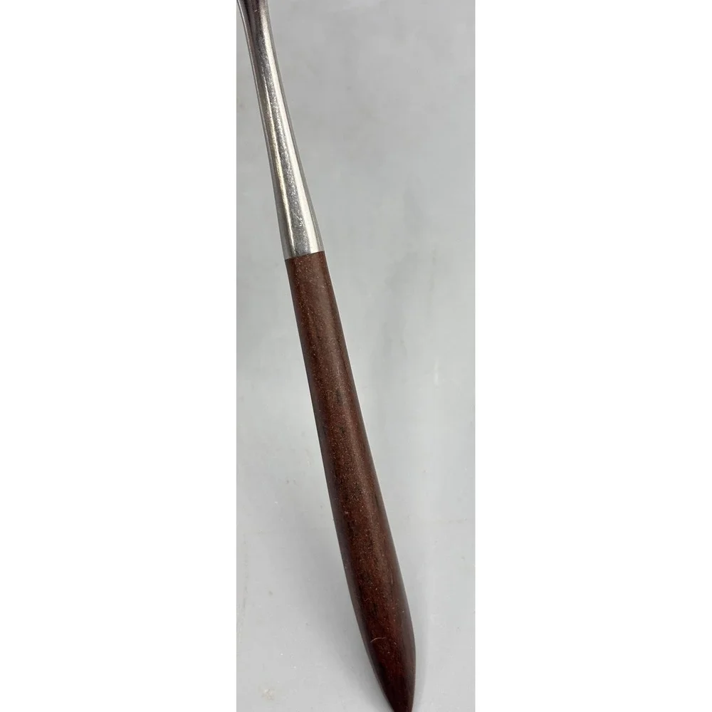 Vtg EPIC Jelly Serving Spoon Faux Wood Handle Stainless Steel‎ Japan MCM